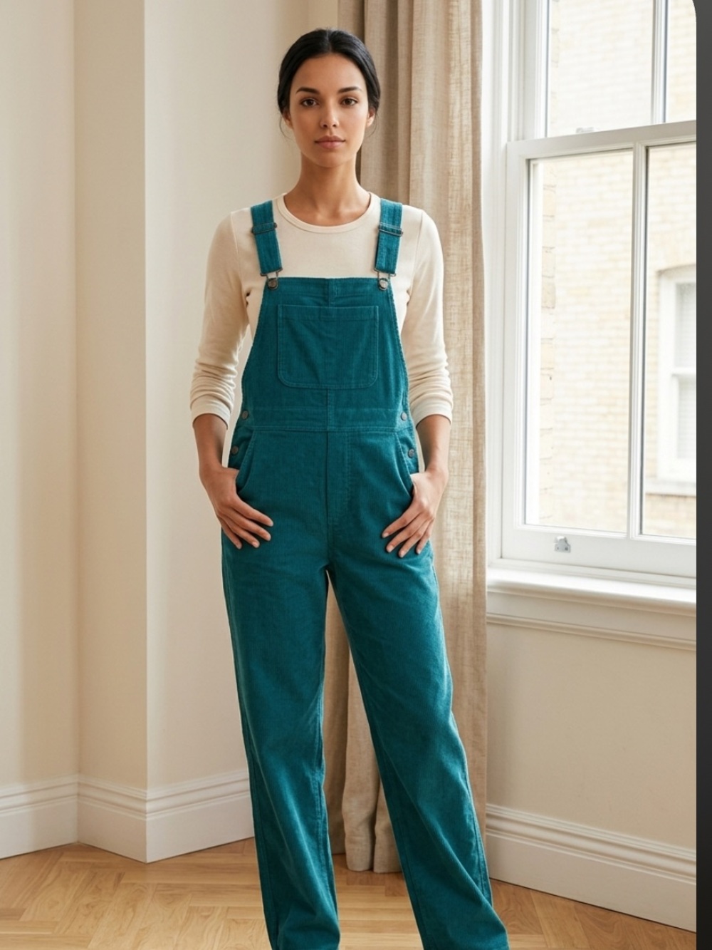 Vintage Green Overalls Hovis Hovland Women’s 11 Twill Workwear Utility New